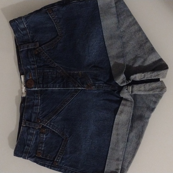One Teaspoon Blue Jean Shorts - Picture 4 of 10
